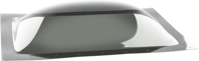 RecPro RV Skylight Outer Dome | 14" x 22" Universal Outer Skylight | Bubble Style (Smoke) - Image 1